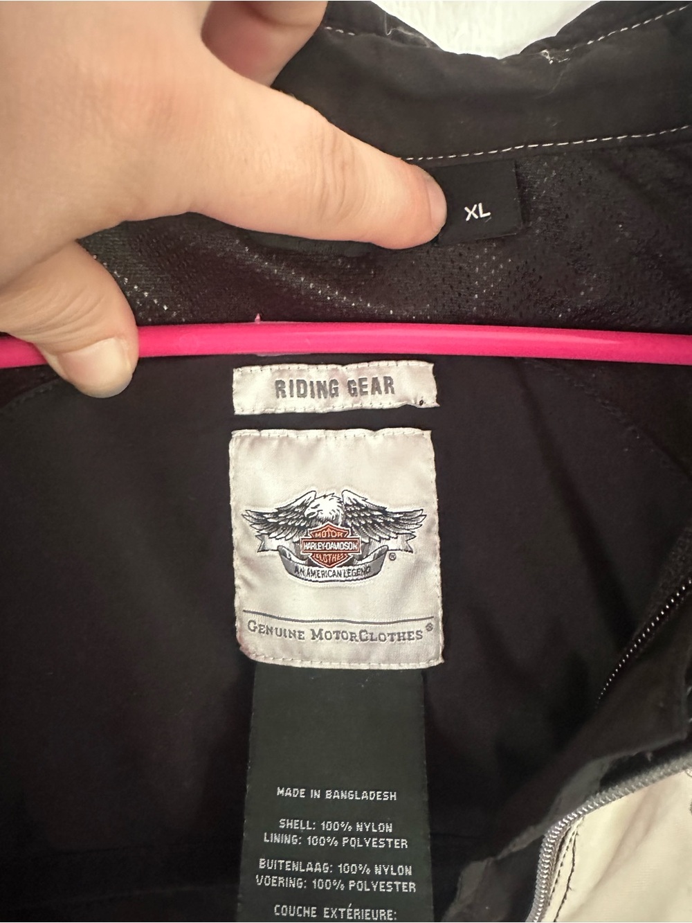 Harley-Davidson Black and White Women’s Motorcycle Jacket - Picture 2 of 4